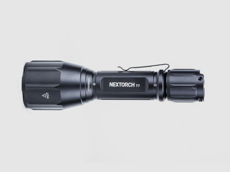 NEXTORCH T7 V2.0 SET Lampe de Poche de Chasse – Portée de 420 m incl. Support et Interrupteur à Câble