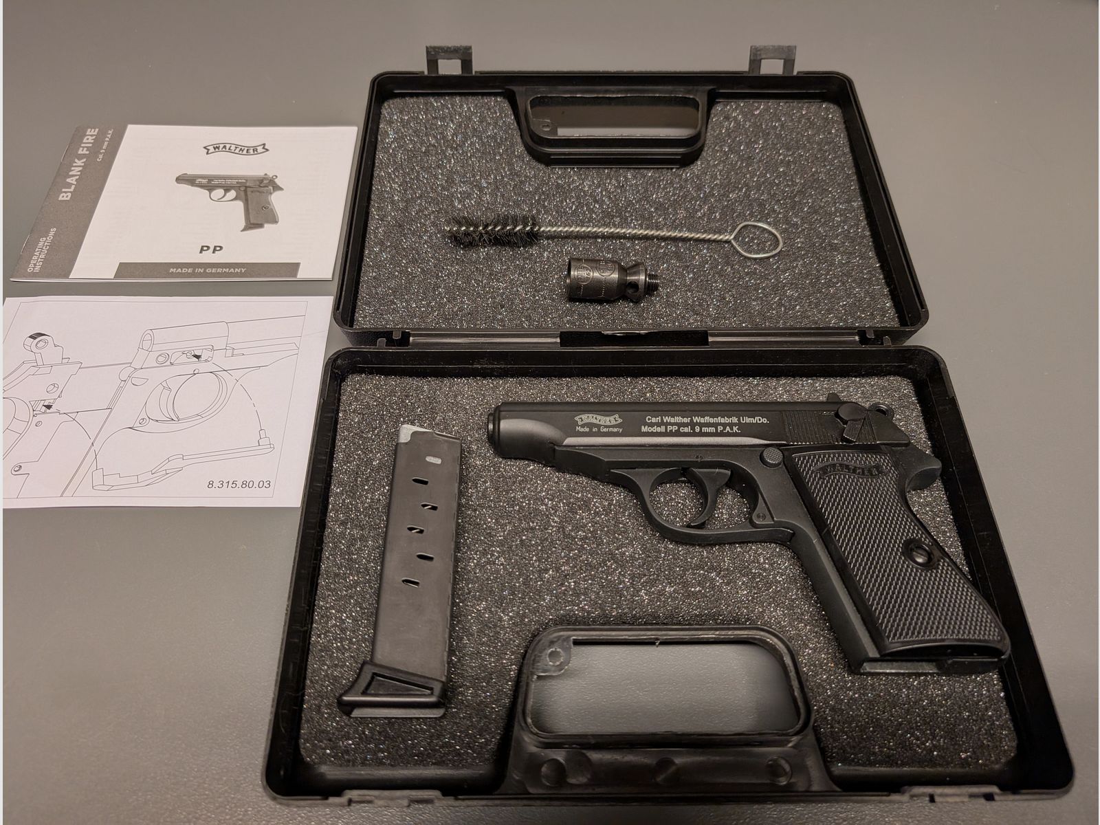 Walther PP 9 mm P.A.K. in ottime condizioni/ mai sparato