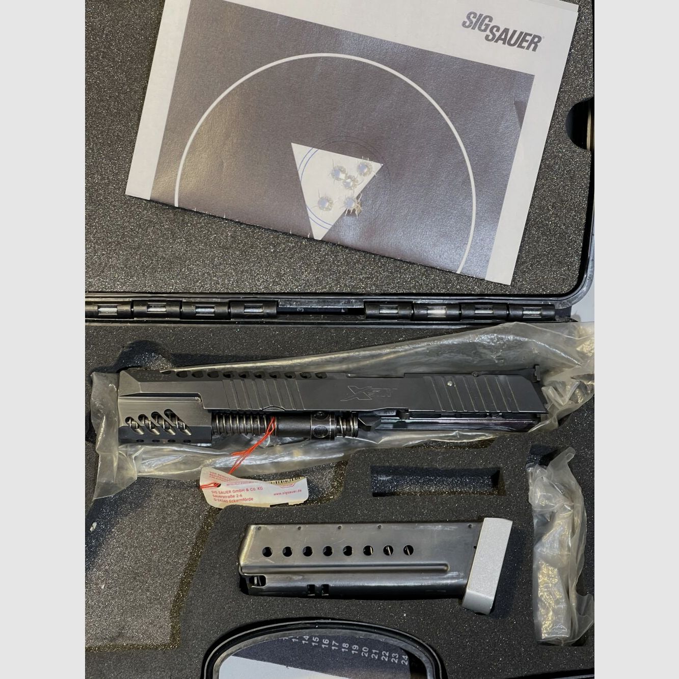 Sistema de intercambio SIG Sauer P220 X-Six (esqueletizado!), calibre .45Auto
