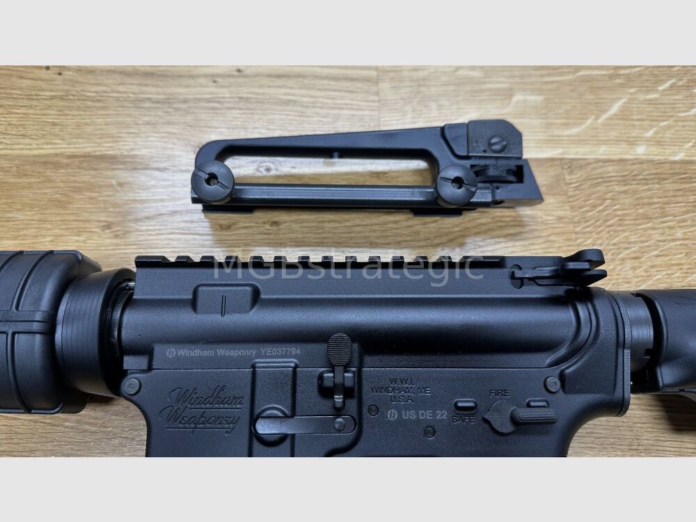Windham Weaponry - carabine semi-automatique .223Rem R16M4A4T-GER - M4 MPC - canon de 16,75" - vise avant A2 - poignée de transport A4 - frein de bouche A2 - système AR15 AR-15