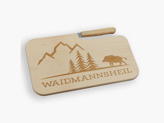 Frhstcksbrett mit Messer