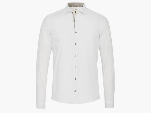 Pure H-Camisa Tracht de Manga Larga