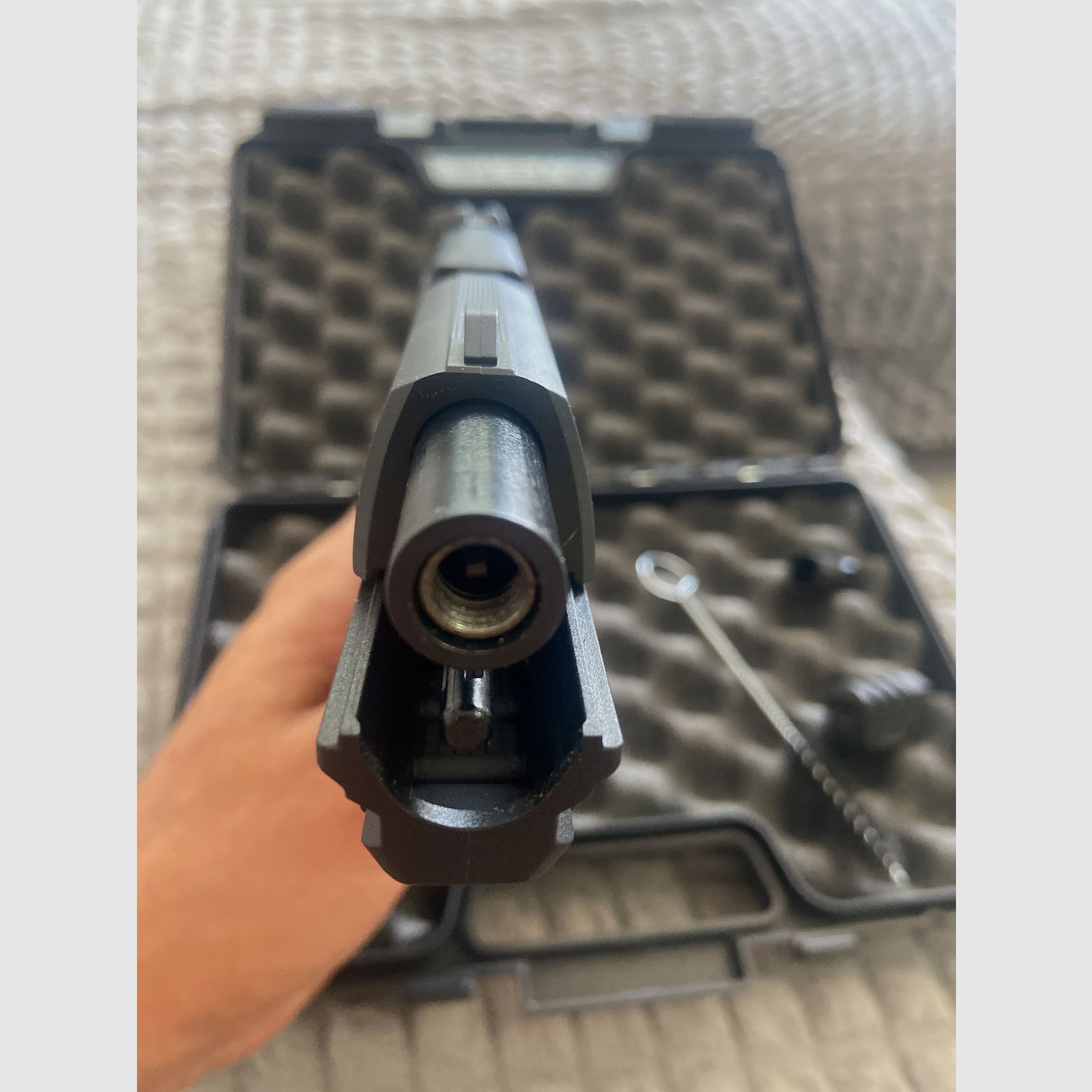 Walther PPQ M2 9mm P.A.K. (PTB 958) – Neuwertig aus Nachlass im Umarex-Koffer
