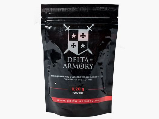Airsoft BB´s 0.20g (1.000 Stück) diameter 5,95mm - Delta Armory