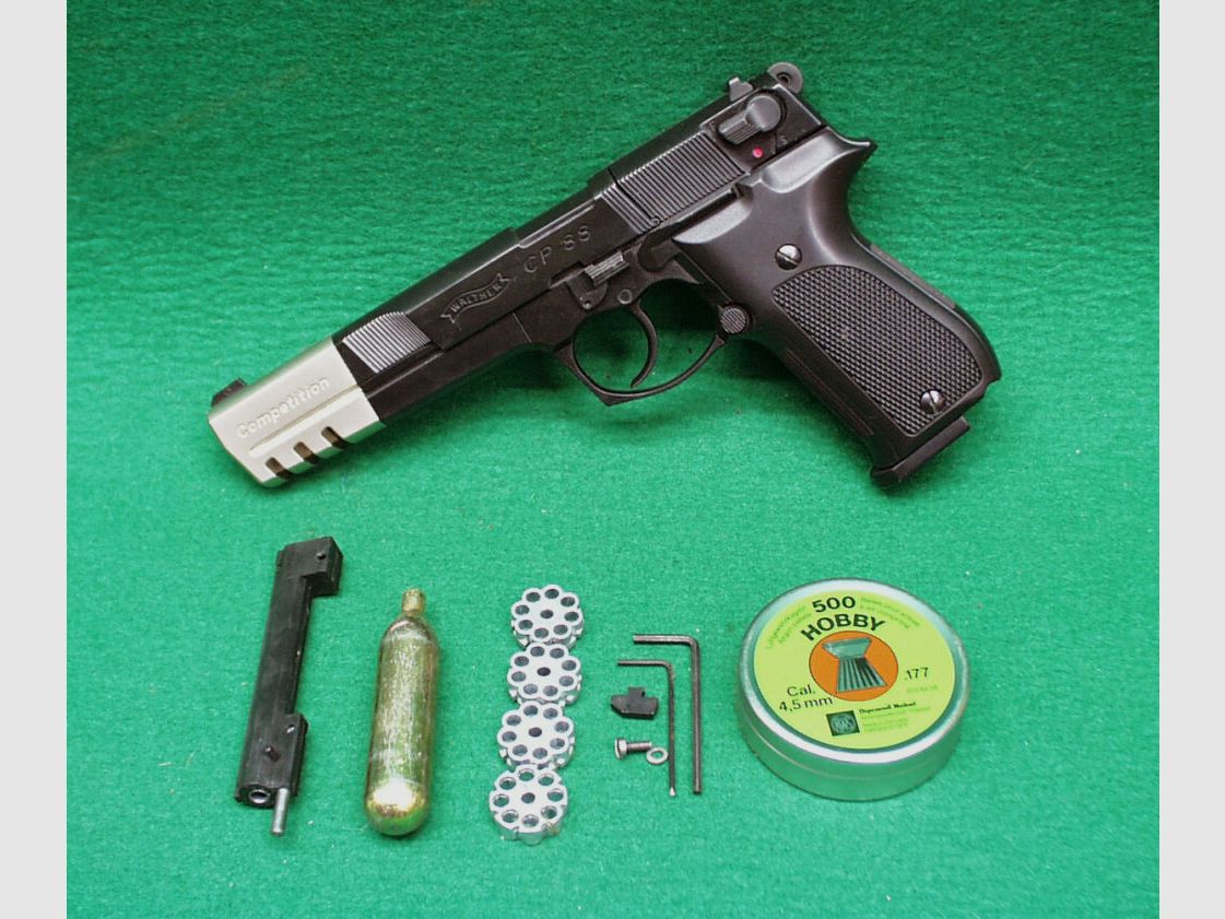 Umarex	 Walther CP88  4" Competition CO2 Pistole