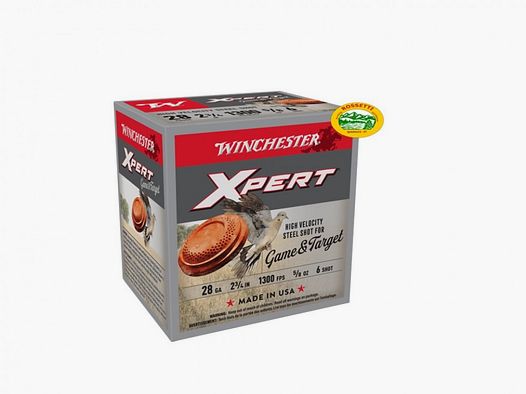 WINCHESTER cartridges XPERT steel cal.28 p.6 made in U.S.A. lead-free