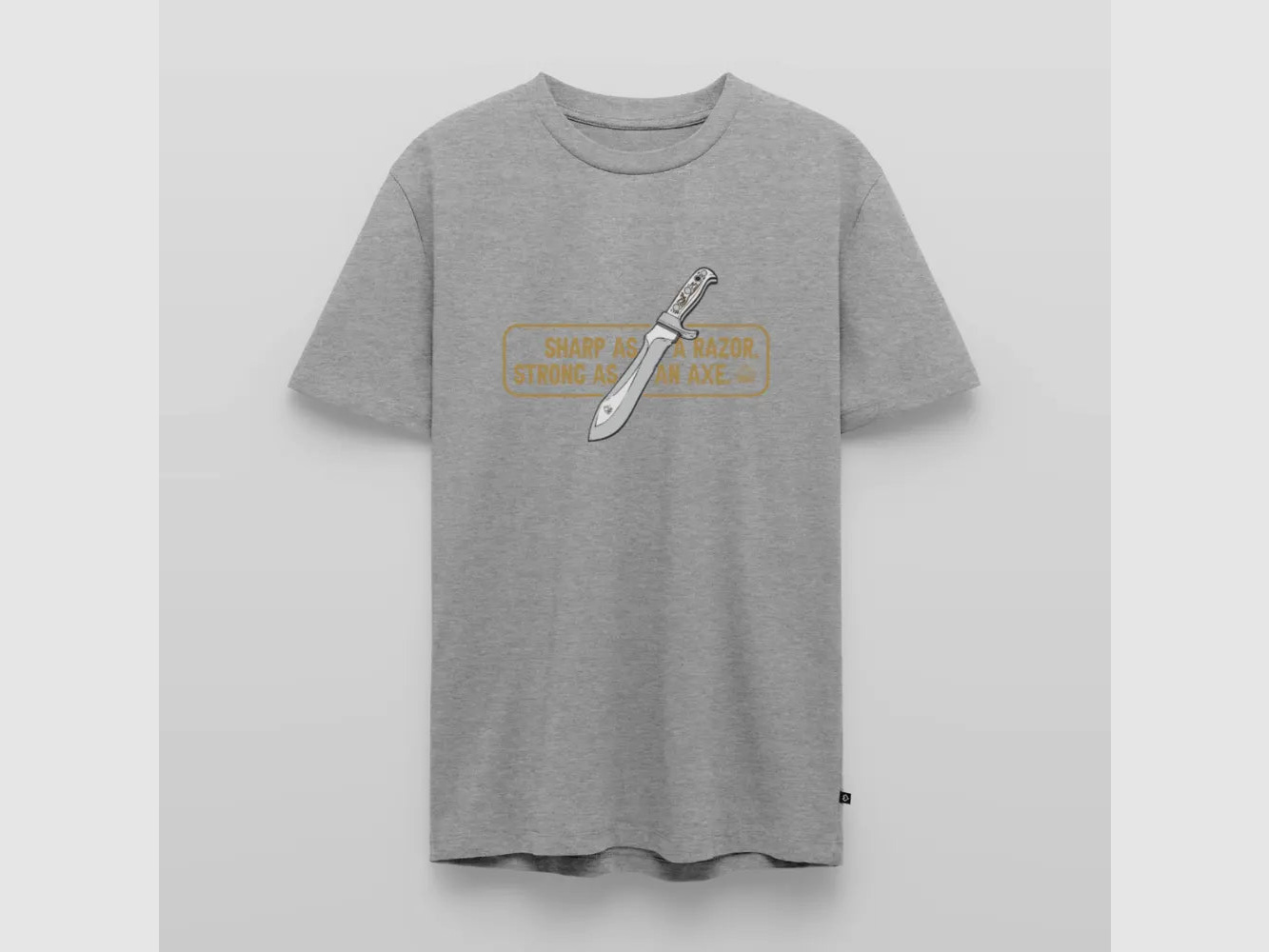 PUMA Heren Premium T-Shirt "White Hunter Sharp & Strong"