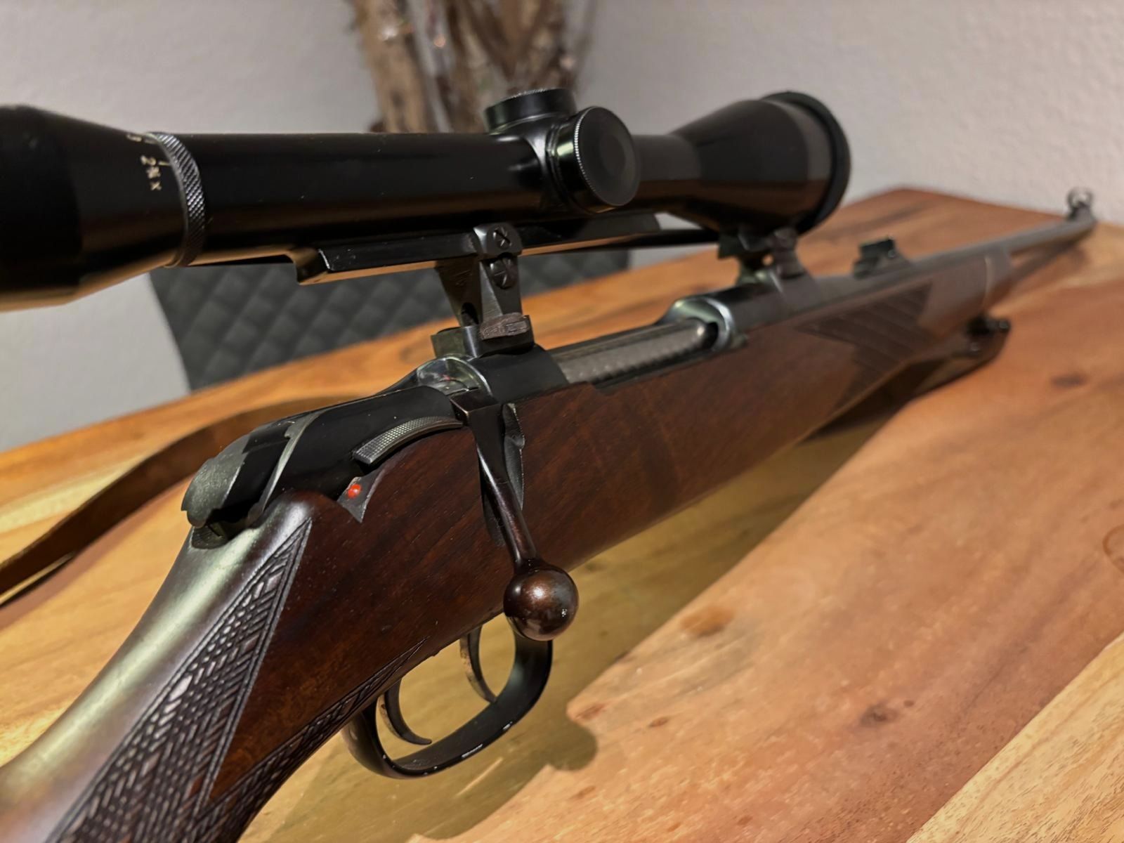 Krico 700 repeating rifle 7x64 repeater + optics + magazine