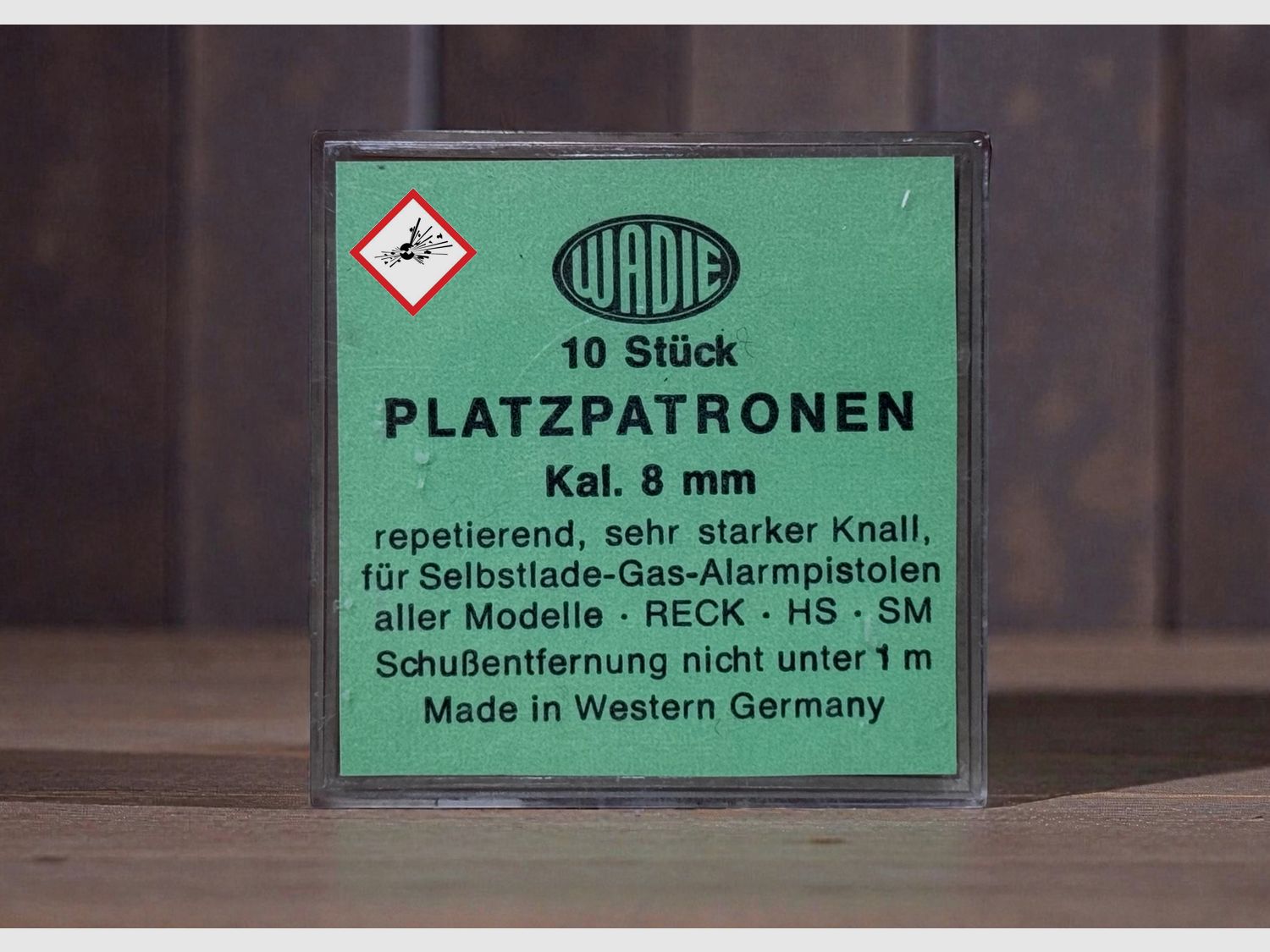 Wadie knalpatronen kaliber 8 mm