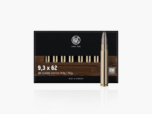 RWS UNI Classic 293grs 20St 9,3x62