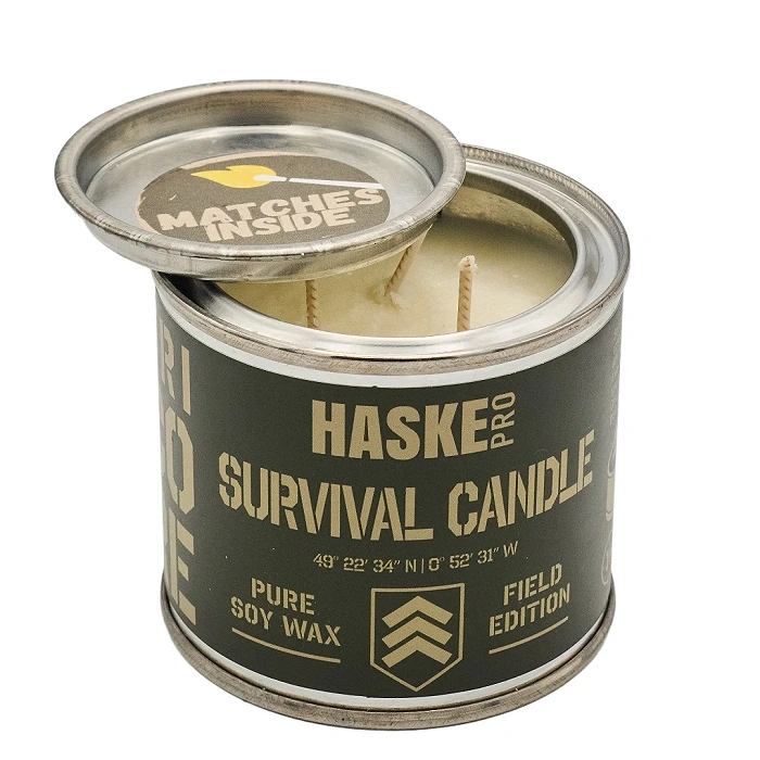 EKO TRICORE survival candle 220 g Haske Pro 14 h burn time + matches, image 9 of 36