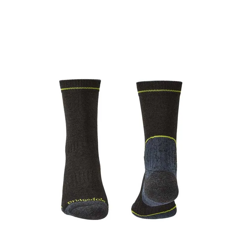 Men’s socks Bridgedale HIKE Lightweight T2 Coolmax Performance black/lime, image 4 of 5