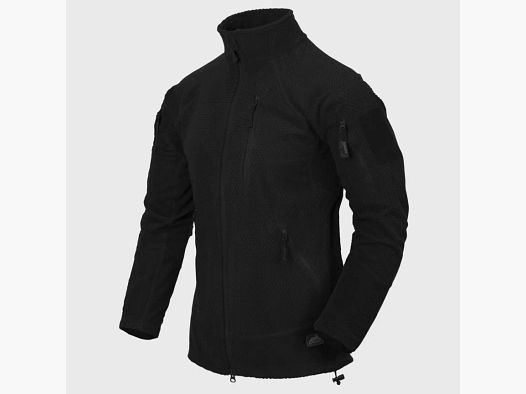 Alpha Tactical Jacket Grid Fleece (Black) Helikon-Tex
