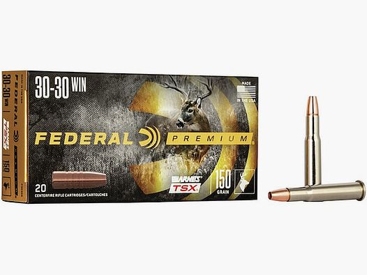 Federal Premium Barnes TSX .30-30 Win. 150GR HP 20 Patronen