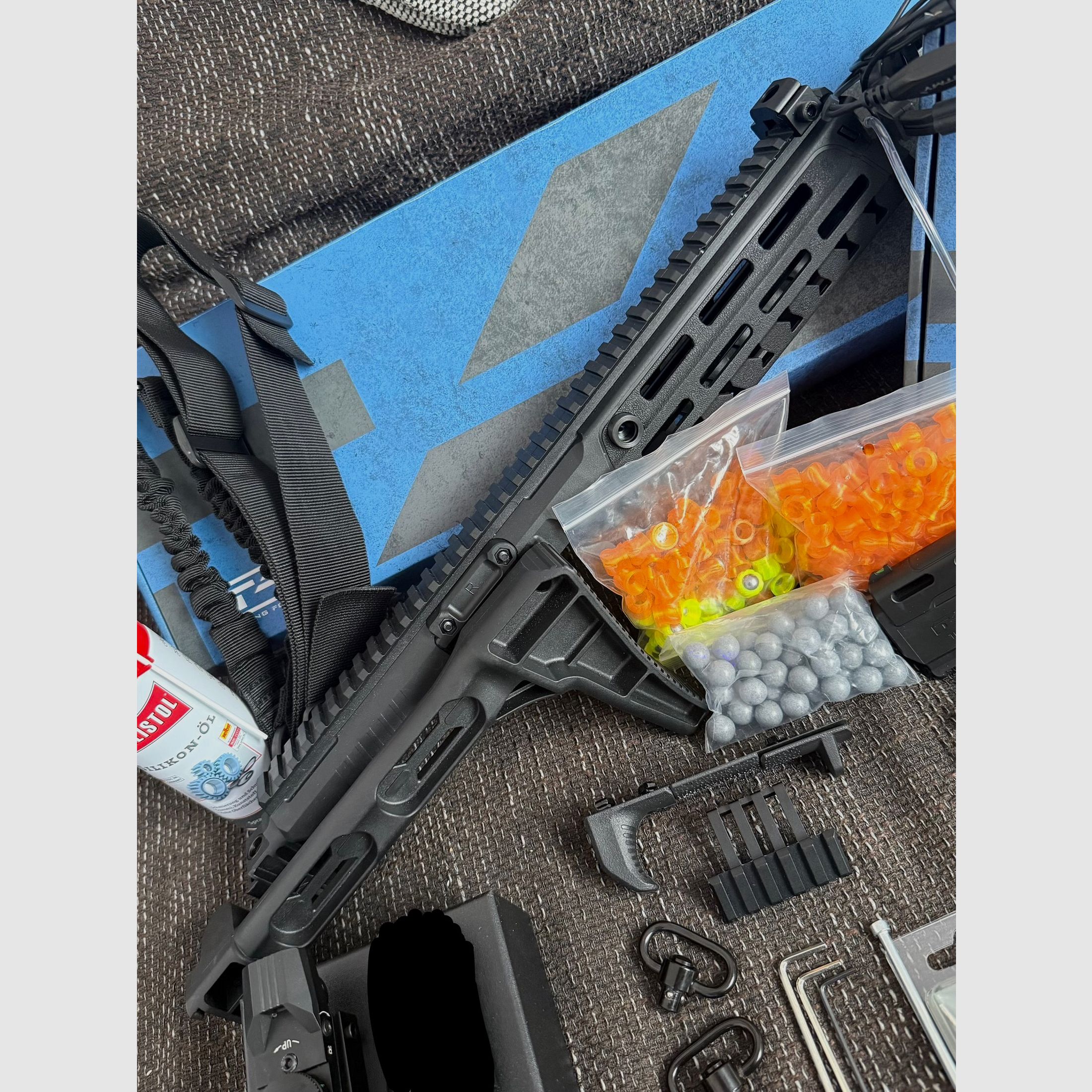 RAM-Set - Umarex T4E TR50 (Gen.2) + Umarex TR50 uitbreidingsset + diverse accessoires (ongeveer 4 weken oud)