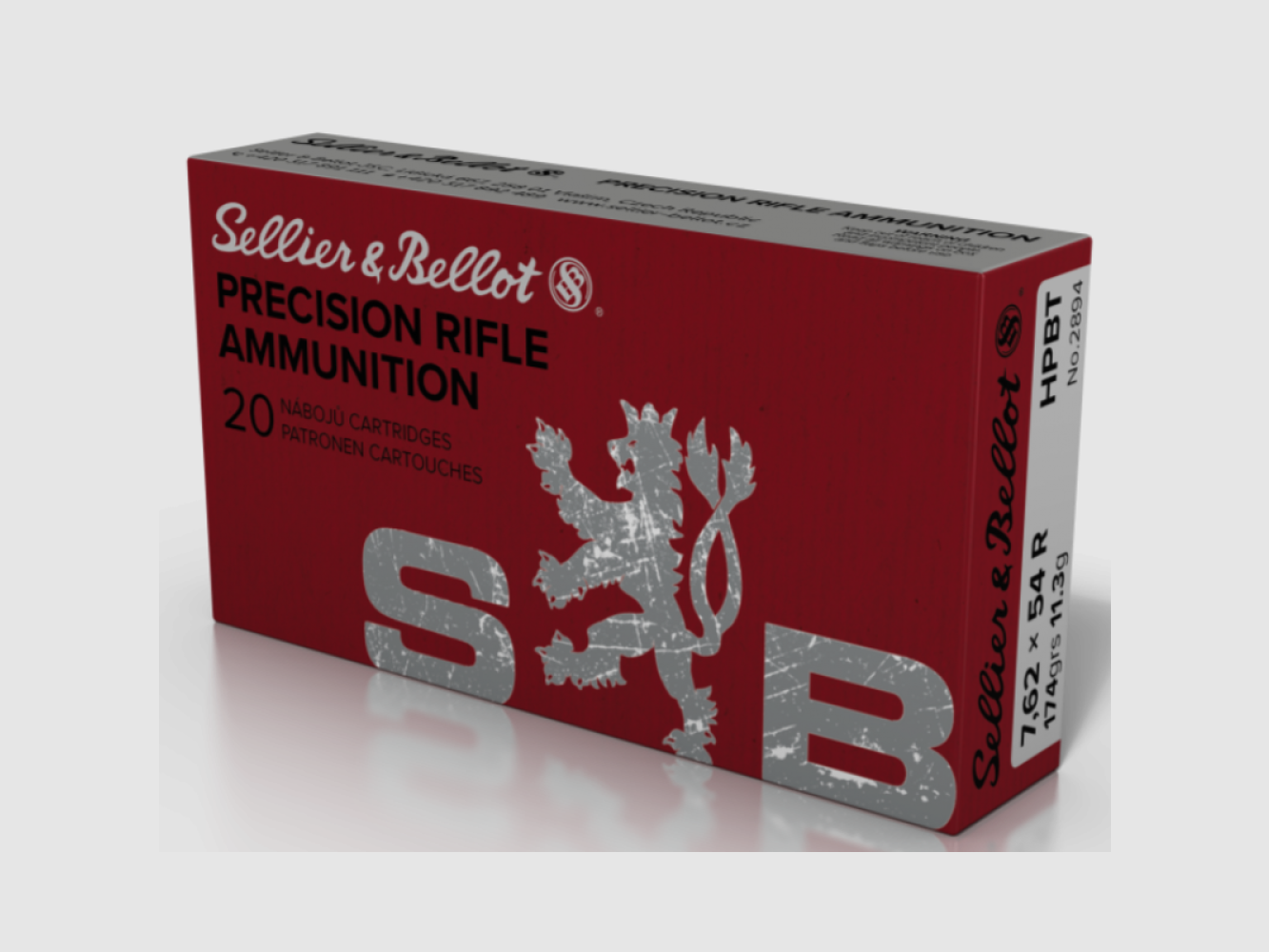 7.62x54R S&B HPBT OTM 174gr VE20