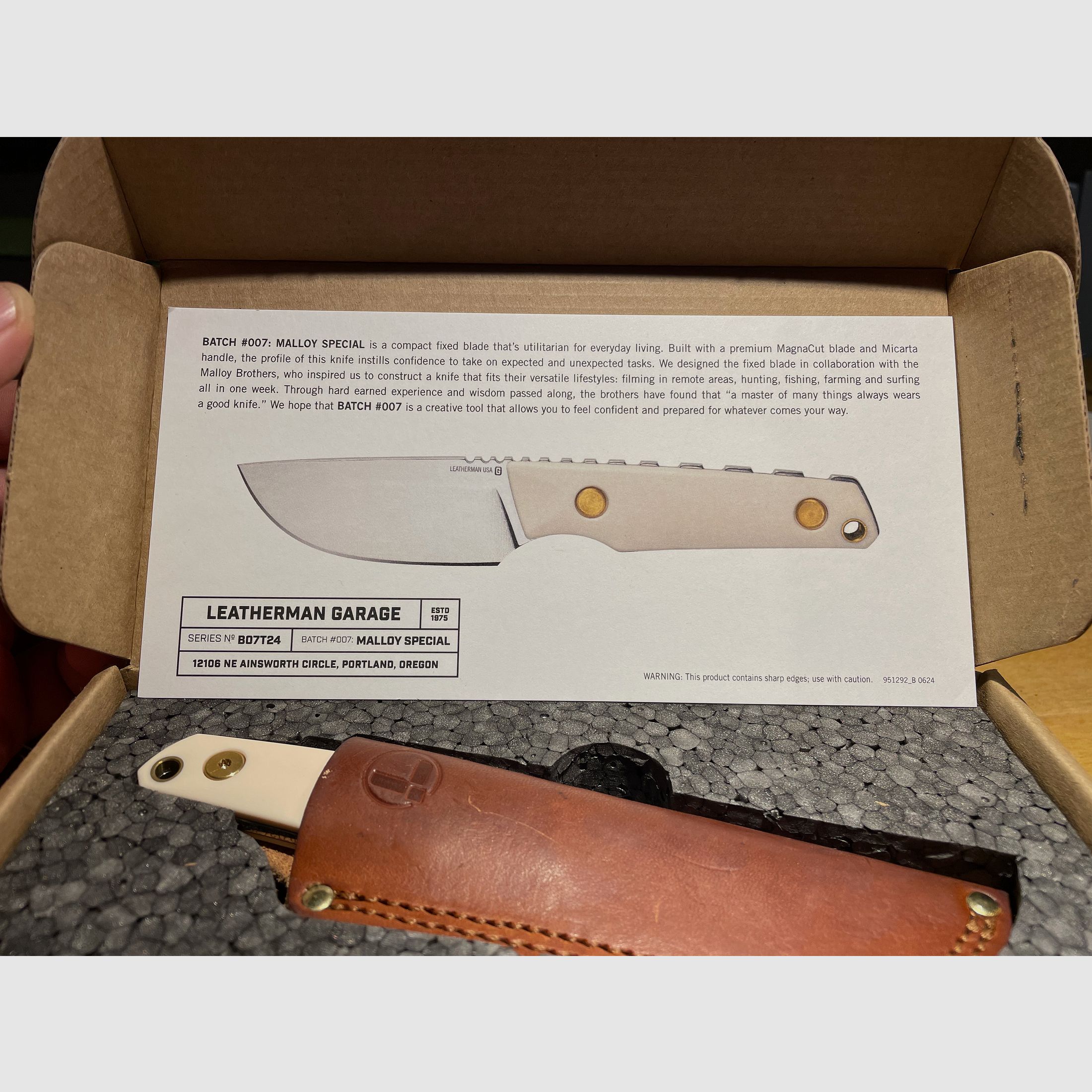 Leatherman Garage Batch #007 Malloy Edition Messer | Sehr guter Zustand, Bild 12 von 15