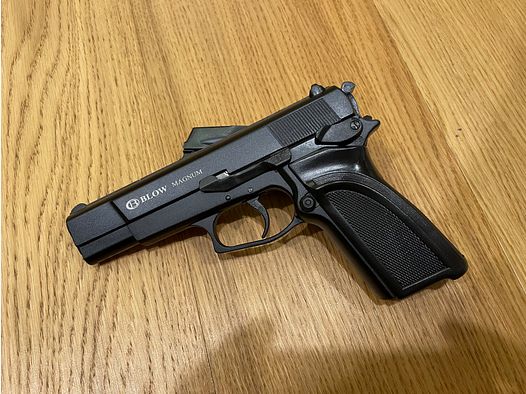 BLOW Magnum 9mm P.A.K. Schreckschusspistole Browning Hi-Power Stil