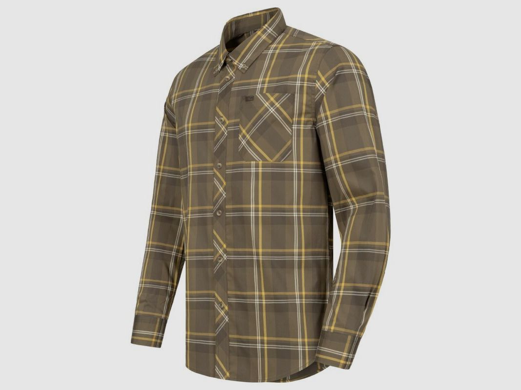 Blaser Herren Hemd Stretch Harald Braun kariert