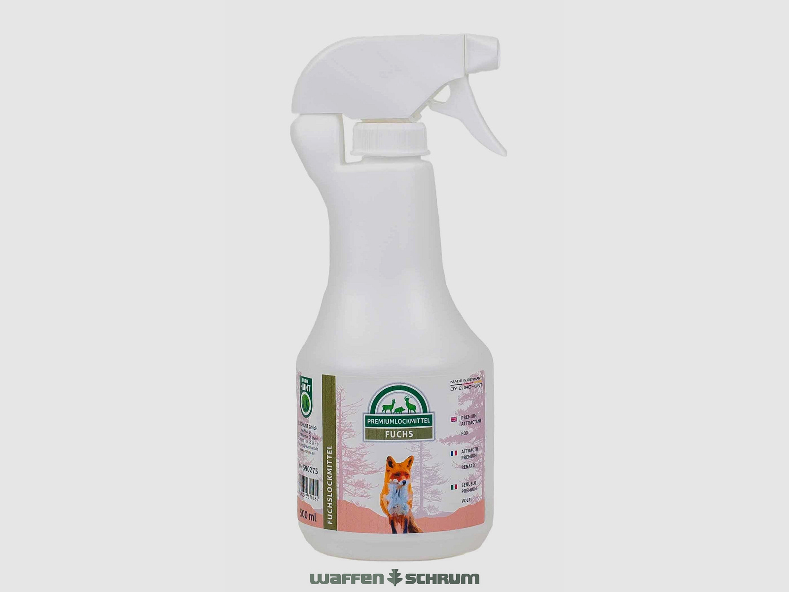Eurohunt Attrattore per Volpi Bottiglia Spray a Pompa 500ml