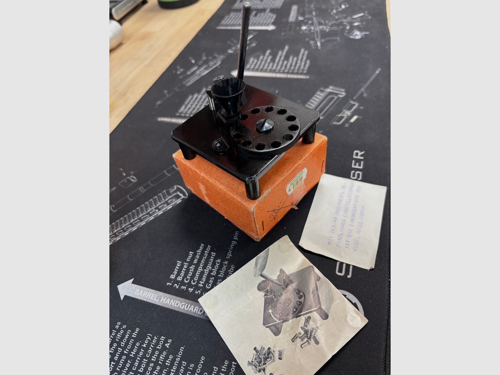 Rarität ! 4mm Lang Zimmerstutzen Kugelsetzgerät Neuwertig in OVP Sammler !!