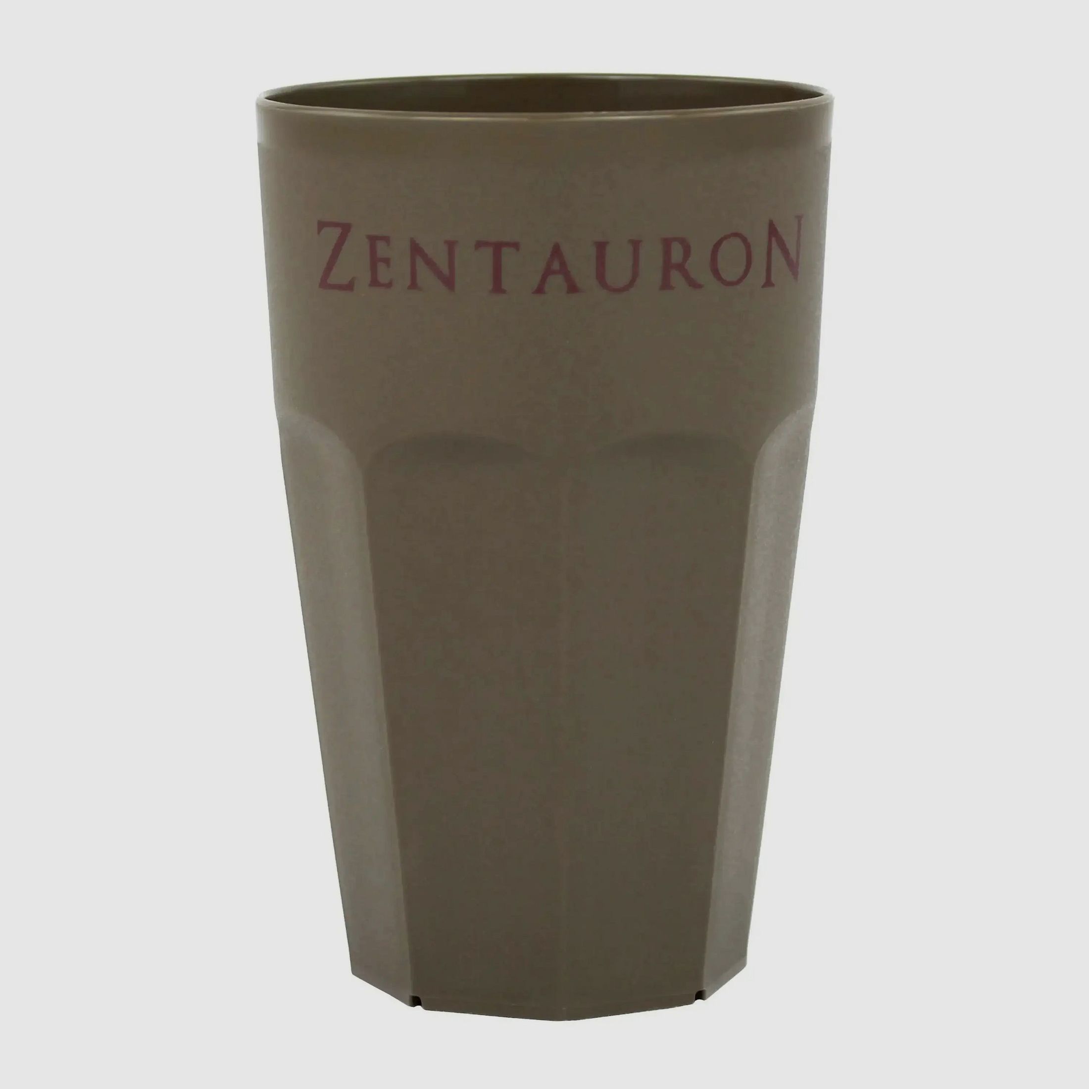 Zentauron Zentauron Kaffeebecher Mehrweg 300 ml grau braun
