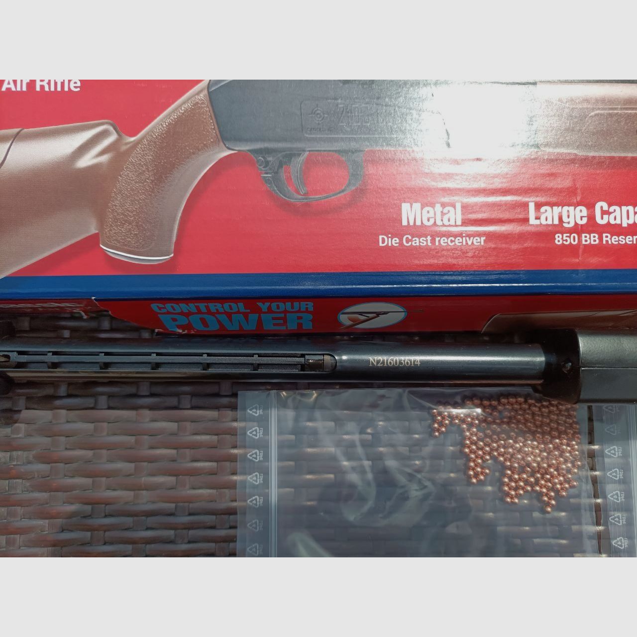 Luftgewehr Crosman 2100 Classic 4,5 mm Diabolo und BB