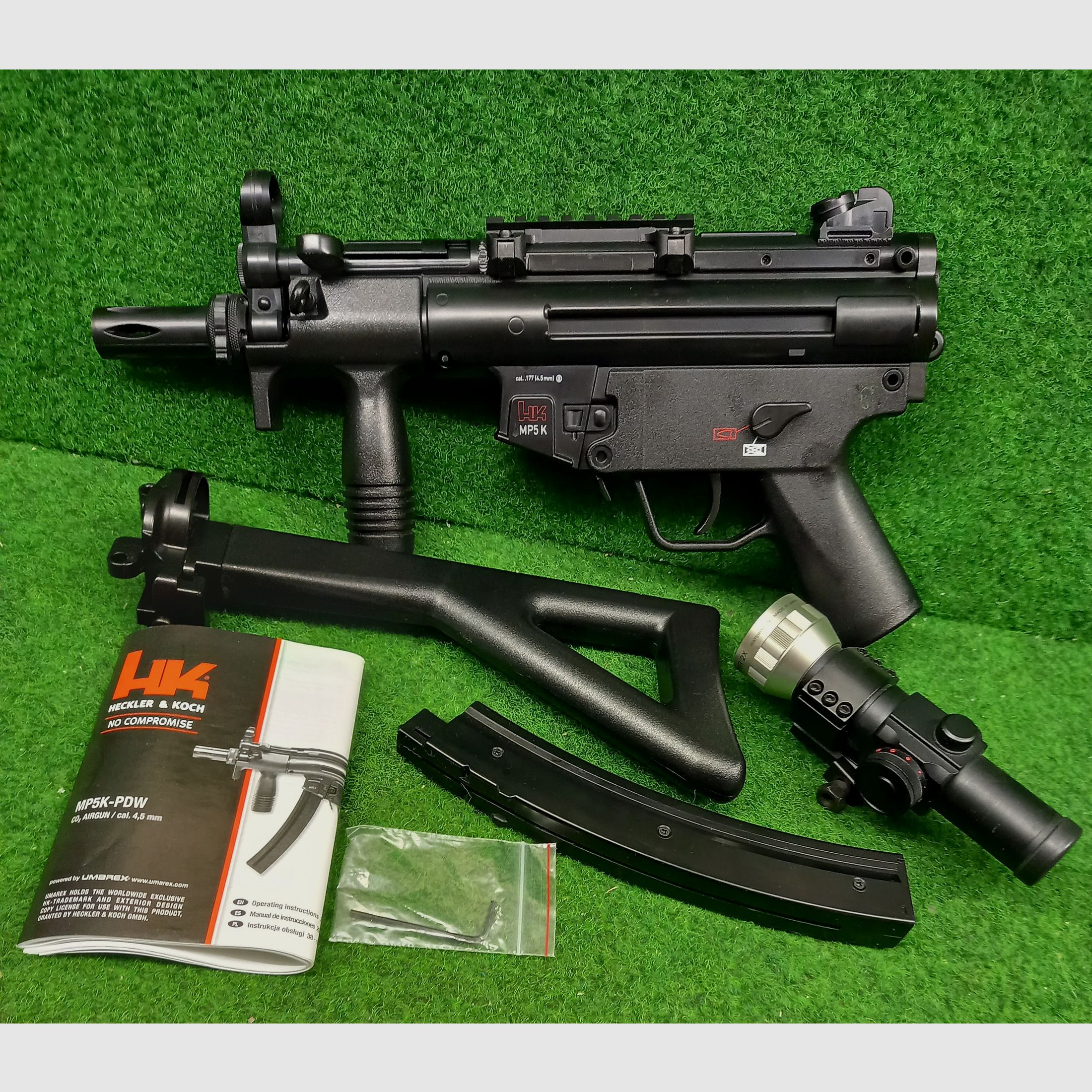 CO2 H&K MP5 Airgun im Kaliber 4,5 mm Stahl BB