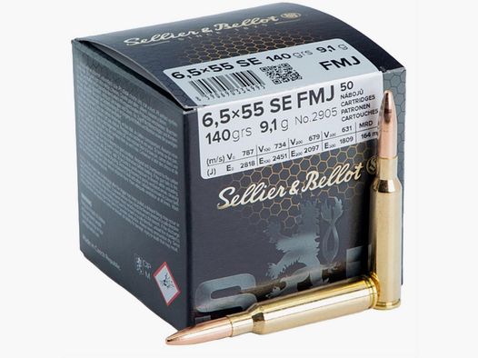 Sellier & Bellot 6,5×55 8,0g 124gr.