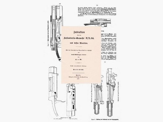 Nachdruck Dienstvorschrift Gewehr 71/84 Preußen von 1887