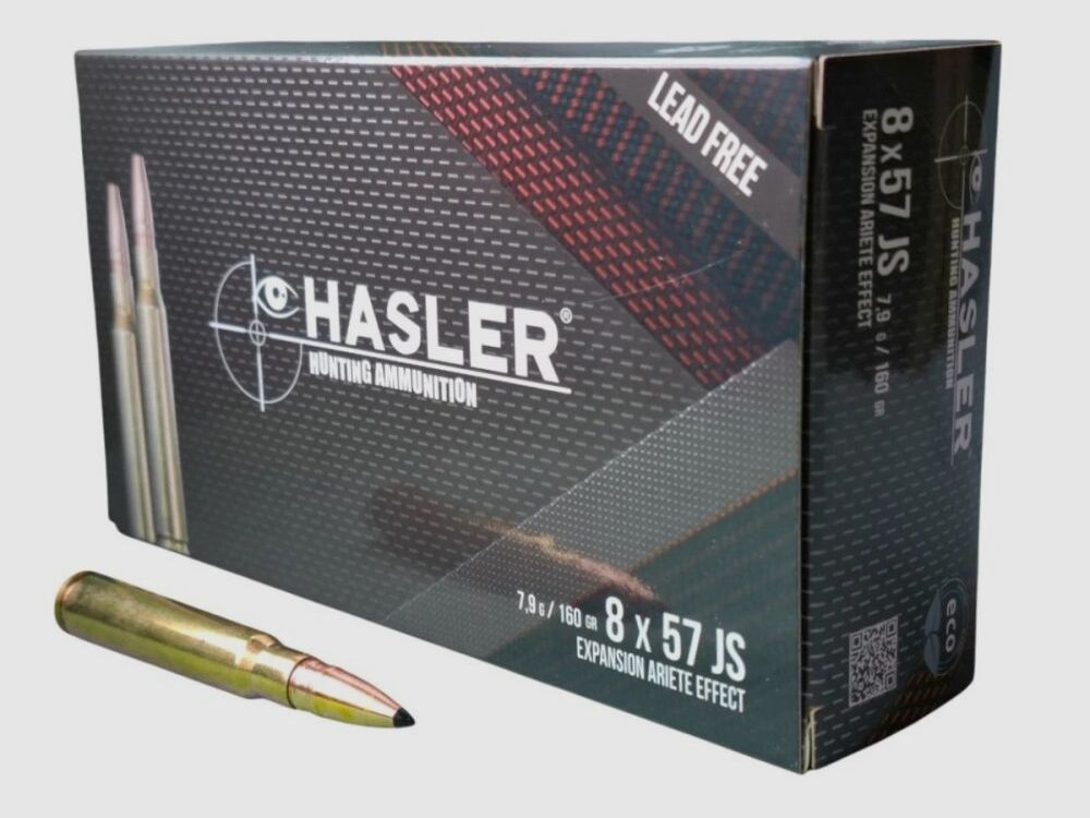 Hasler HASLER Ariete 8x57JS 7,9g, 160gr, bleifrei, 20 St.