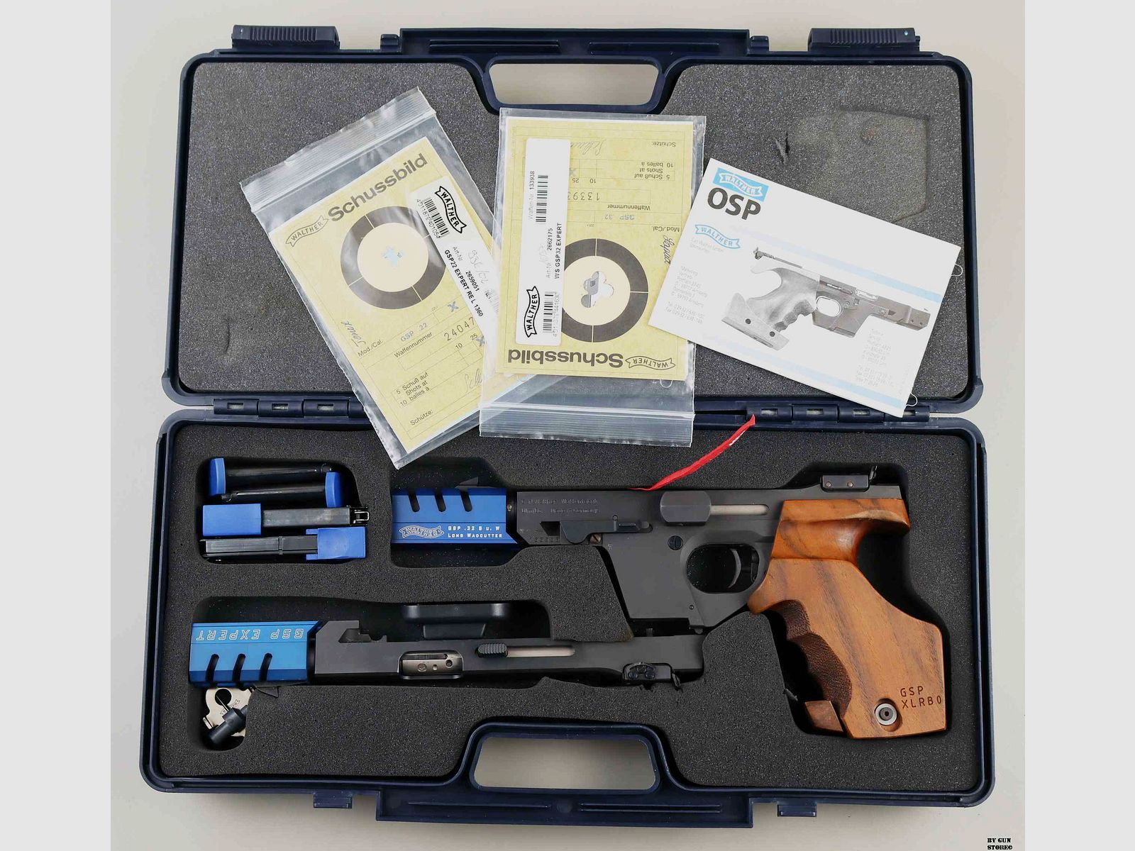 Pistola Walther mod. GSP Expert cal .32 s&w /.22 l.r matr. 133938, immagine 12 di 13