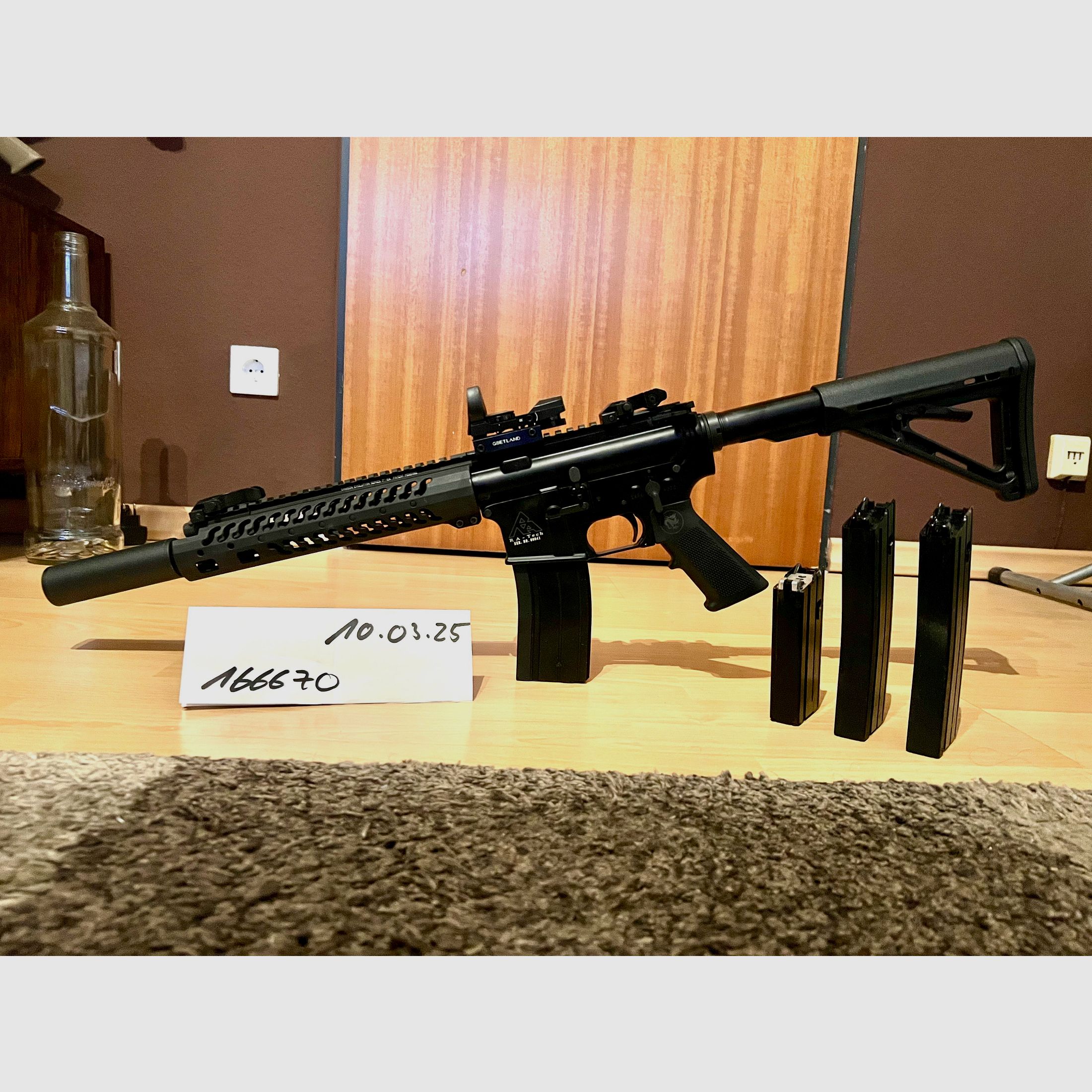 Ratech GBB mit 4 Mags Komplett Stahl  Internals NPAS 