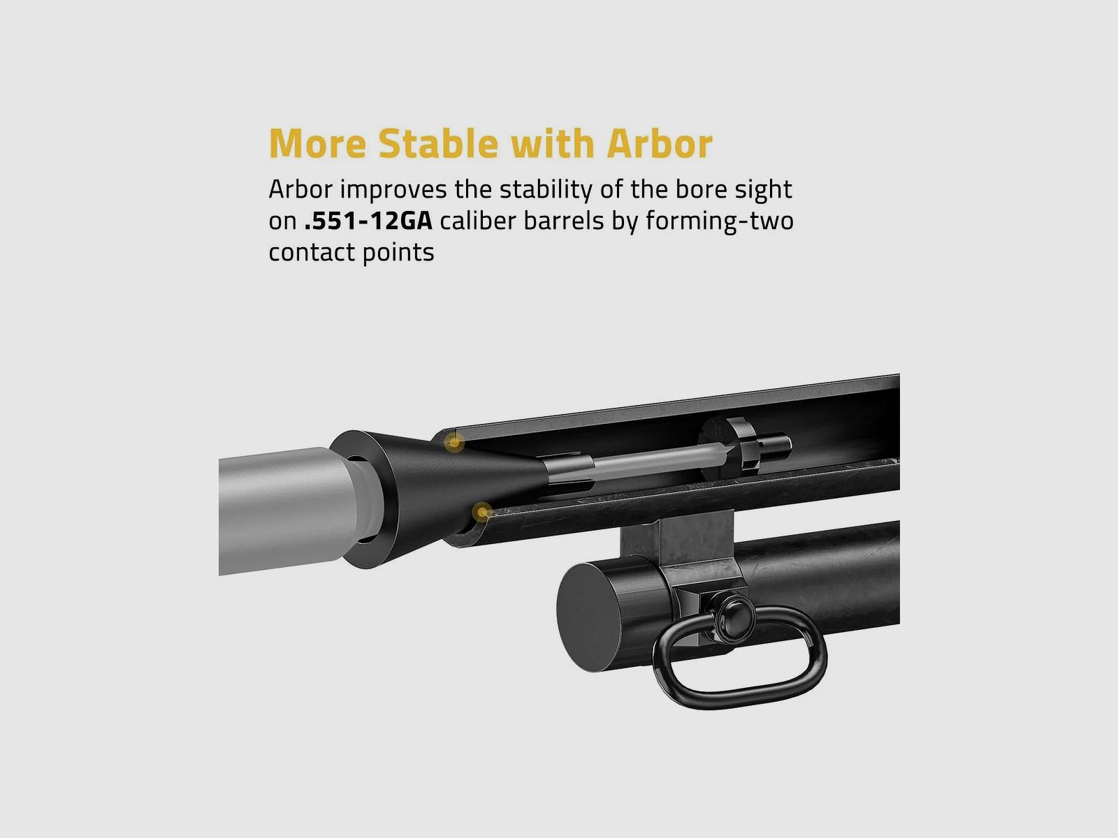 CVLife Bore Sight Laser - 32 Adaptern für Kaliber von 0,17 bis 12GA