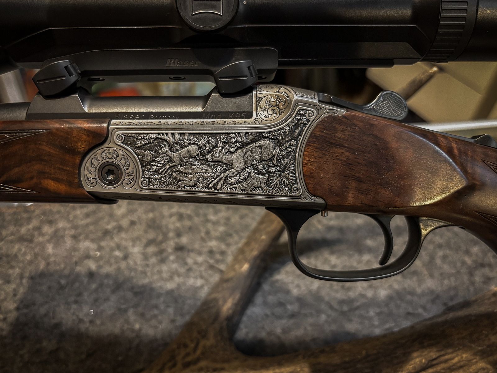 Blaser K95 Stutzen mit Wechsellauf 