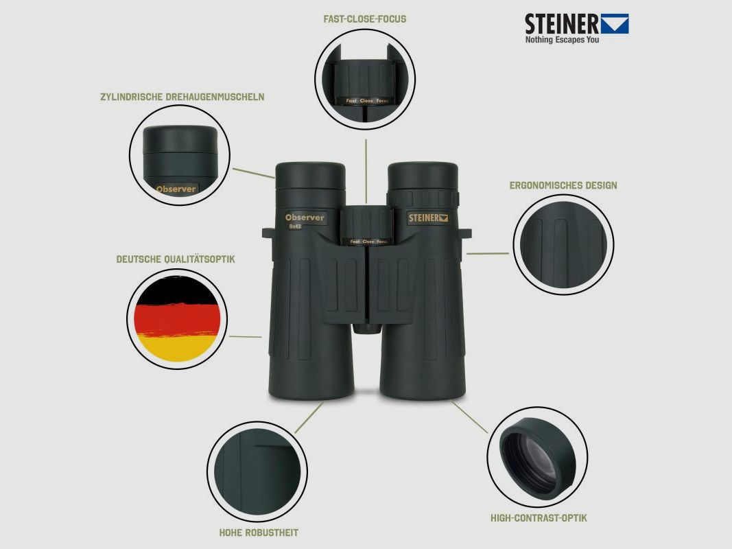 Steiner Observer 8x42 Verrekijker, afbeelding 3 van 4
