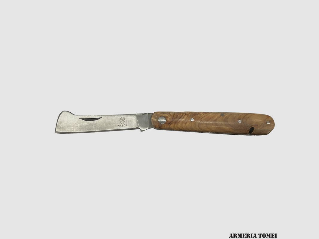 MASCU – GRAFTING KNIFE OLIVE WOOD HANDLE BLADE 6.5CM