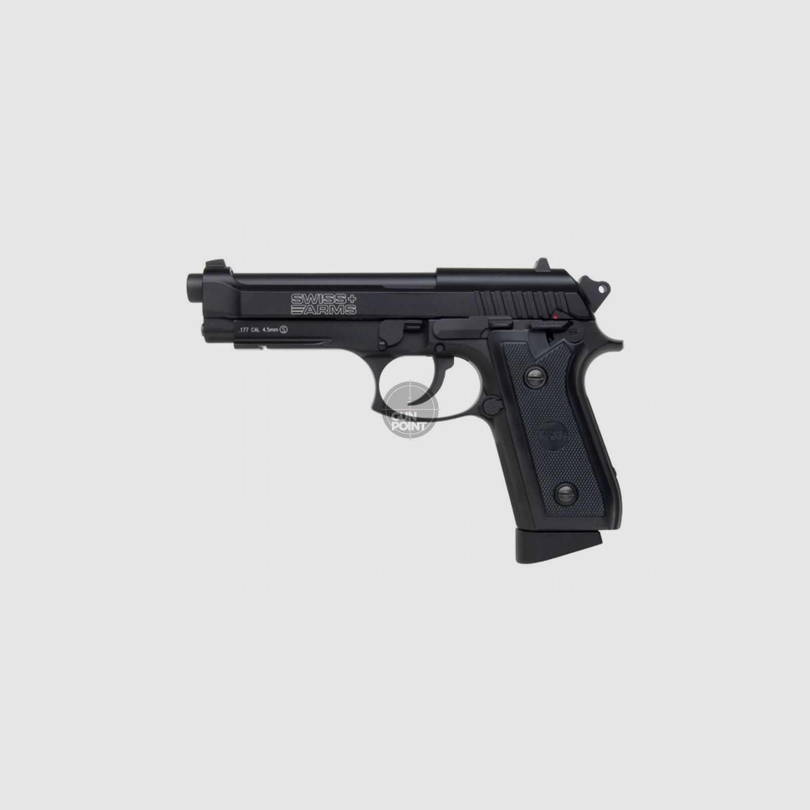 Luftpistole - Swiss Arms - P92 - Co2-System BlowBack - Kal. 4,5 mm
