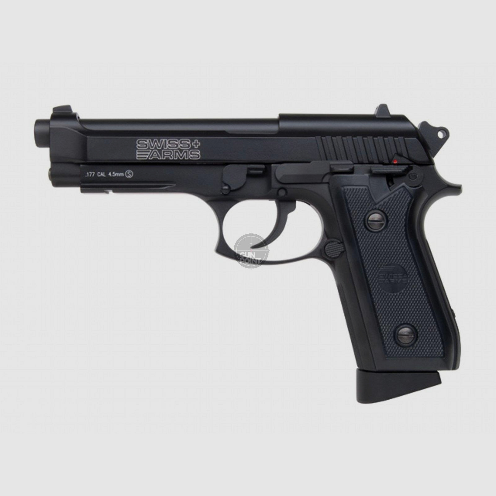 Pistola ad aria compressa - Swiss Arms - P92 - Sistema Co2 BlowBack - Cal. 4,5 mm