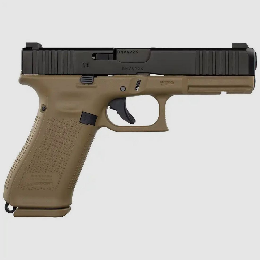 Glock 17 Gen5 FS Coyote 9mm Luger Pistole