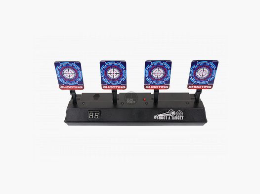 OpTacs - Elektronische Airsoft Zielscheibe - Digital Scoring Target mit 4 Zielen