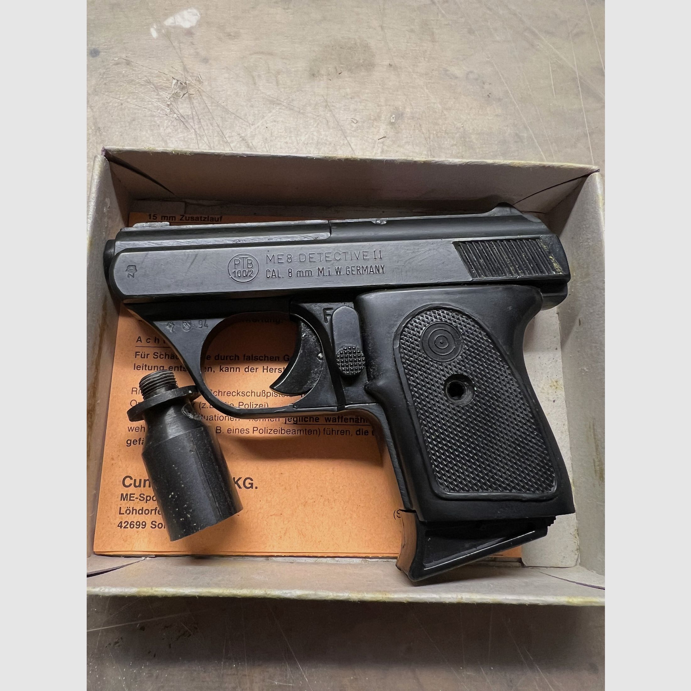 Melcher  ME 8 Detective II 8mm Gaspistole ME8