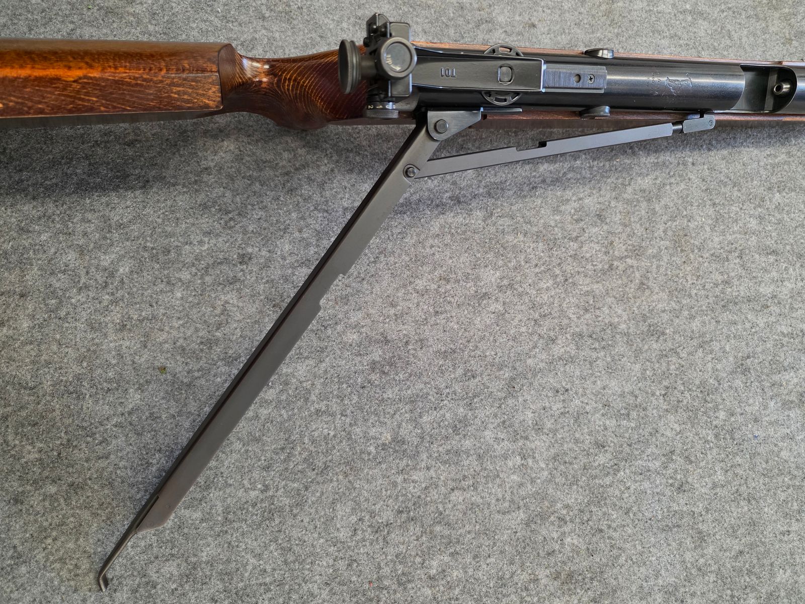 Match air rifle side cocking Diana Mod. 75 U T01 very rare in good condition