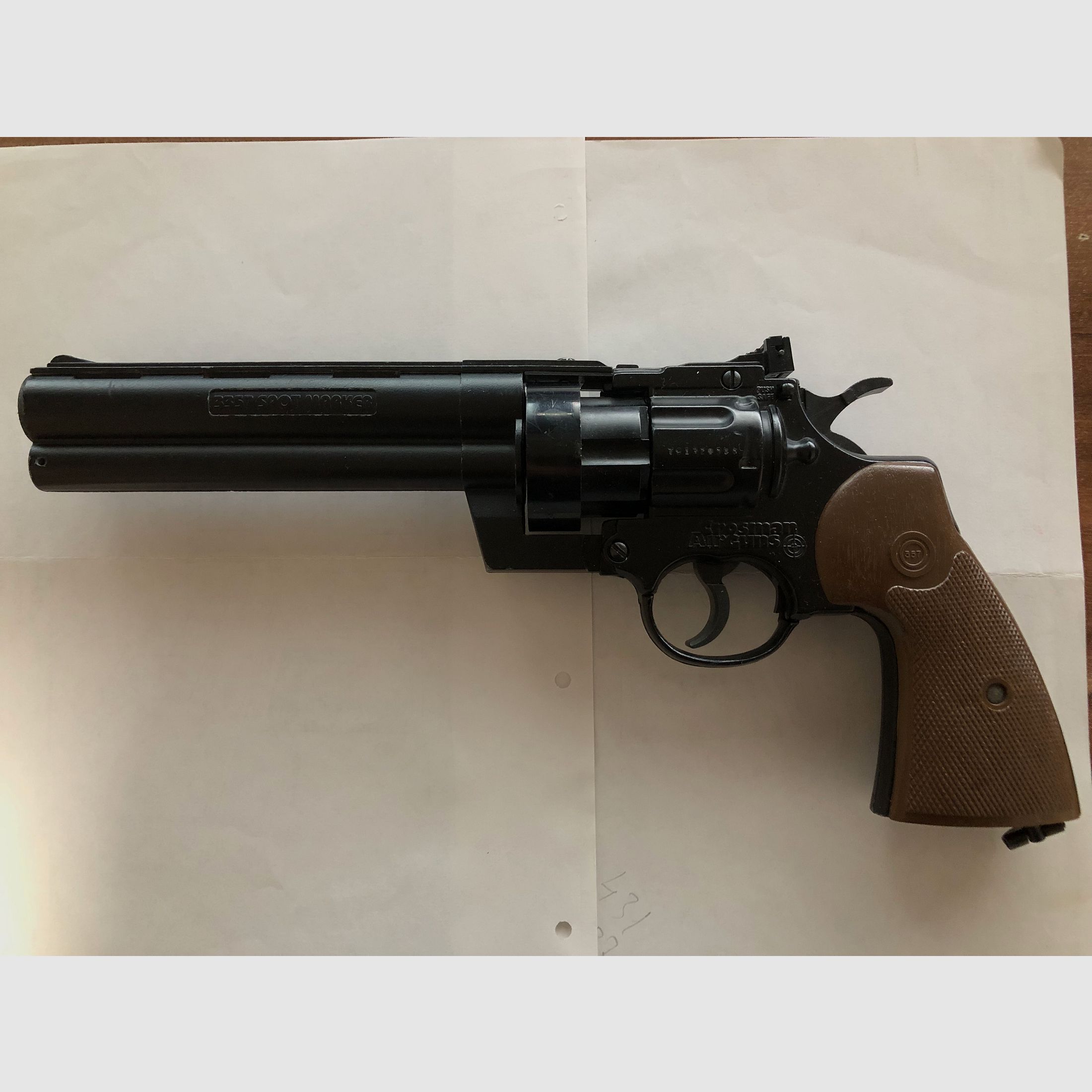Training revolver (caliber 357) for the discipline 2.55.