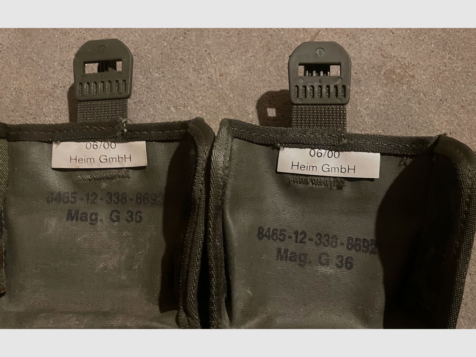2x G36 magazijn + magazijntas