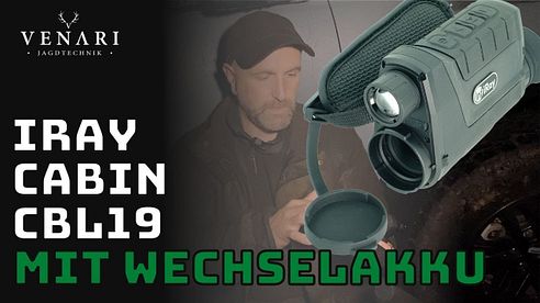 Iray CABIN CBL19 Wärmebildkamera mit Wechselakku für die Jagd | Kurz vorgestellt | CAL19 | CAB19