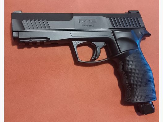1 x T4E HDP 50 (TP 50) Gen2 RAM Co2-Pistole cal .50 / incl. 140 Rubberballs Cal. 50 /  90 CO2 Kapseln 12 Gramm