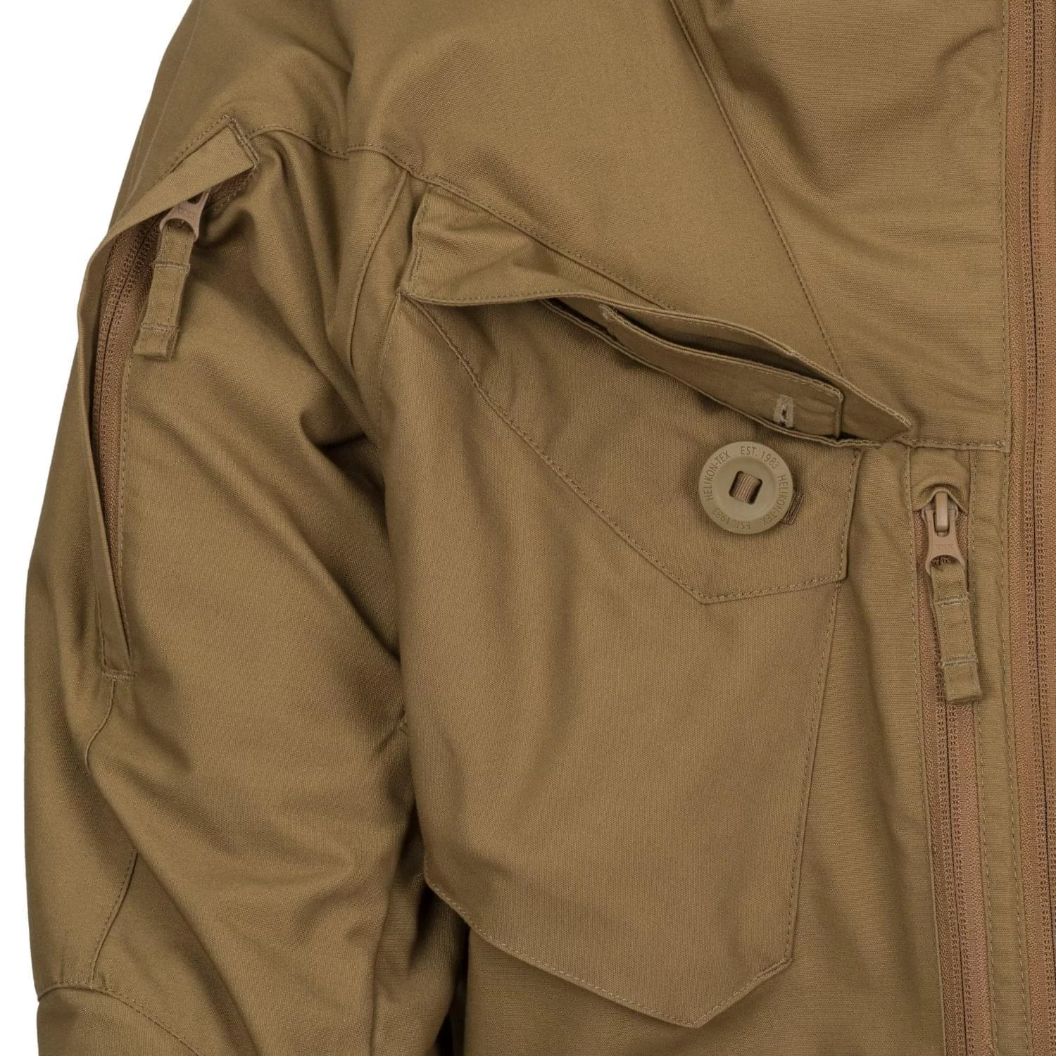 Veste HELIKON Anorak PILGRIM DuraCanvas Taiga Green (KU-PGM-DC-09), image 12 sur 24