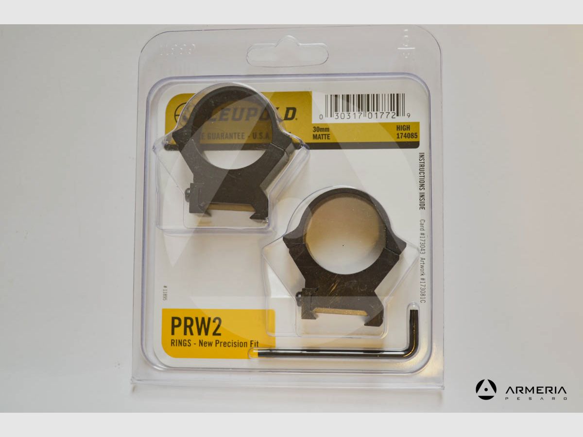 Leupold PRW2 Precision Ringmontagen für Weaver-Schiene – 30 mm – hoch matt #174085, Bild 1 von 2