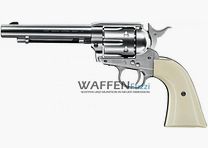 Colt Single Action Army SAA CO2-Revolver Nickel Finish Kaliber 4,5 mm Diabolo
